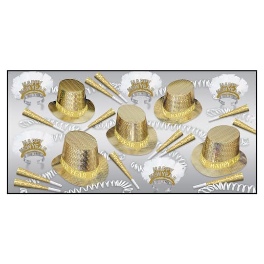 Beistle Topaz Happy New Year Accessory Kit